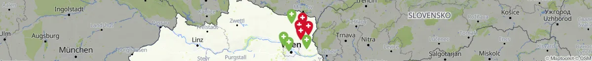 Map view for Pharmacies emergency services nearby Wilfersdorf (Mistelbach, Niederösterreich)